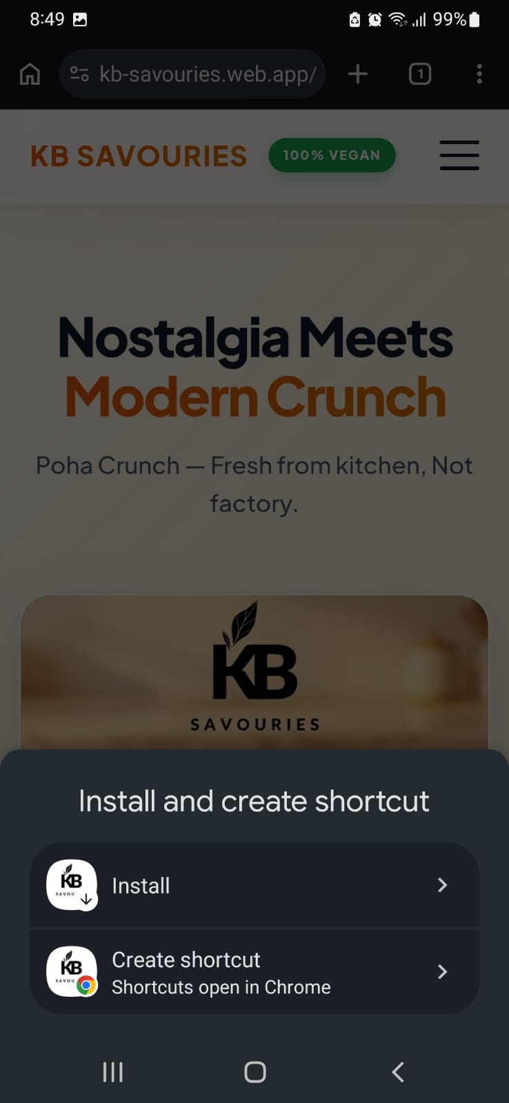 Step 3: Tap Install on popup sheet